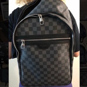 Large Black Louis Vuitton Backpack